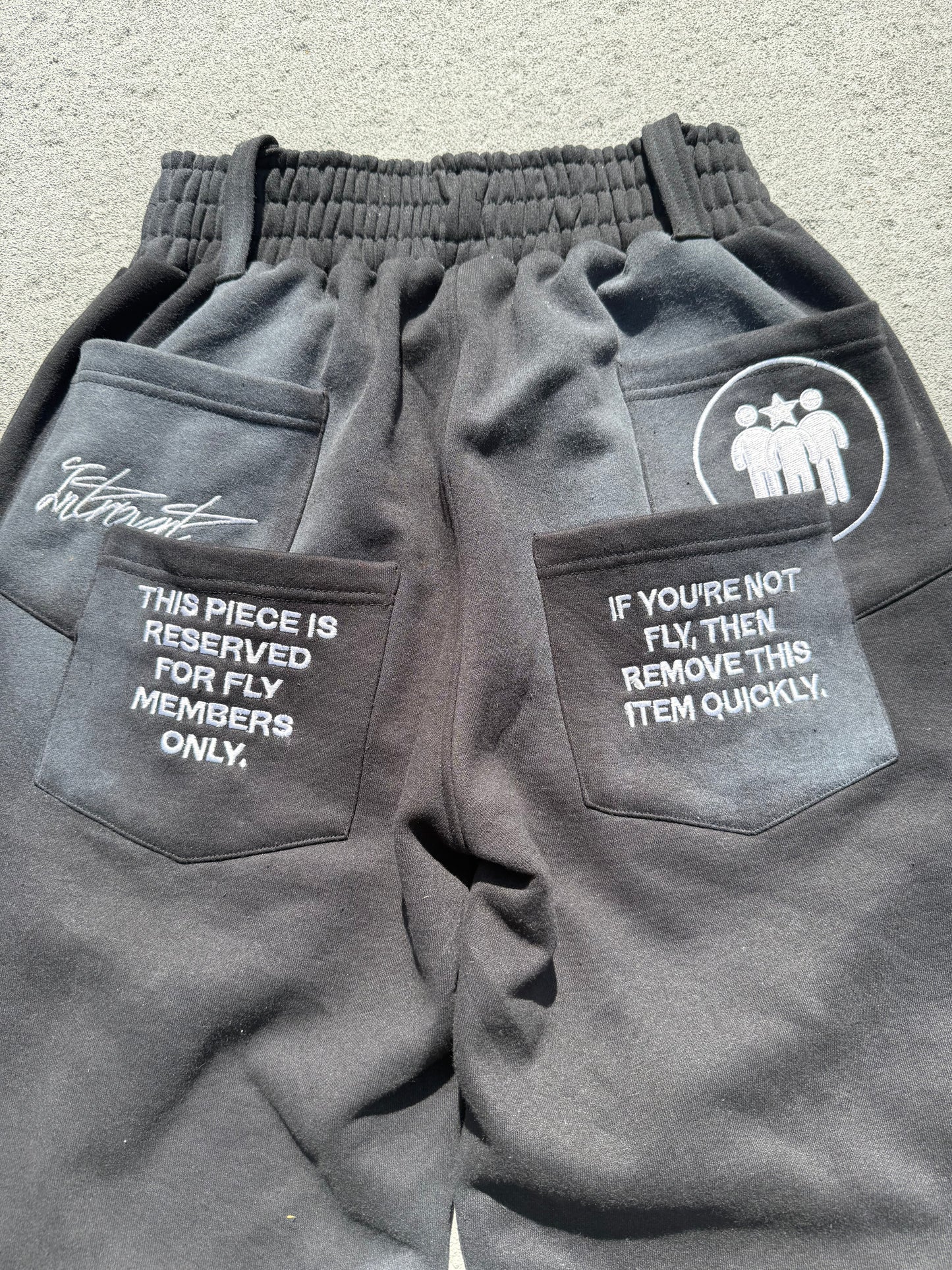 VERT Sweatpants Oil Black