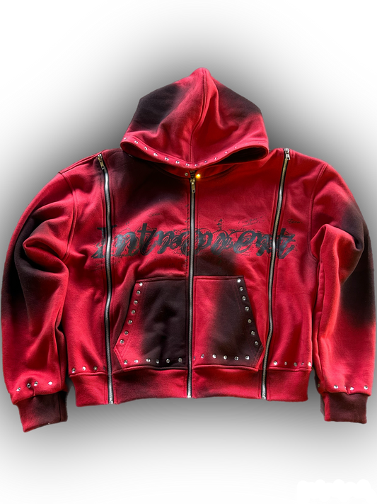 Havoc Triple Zip Up Red