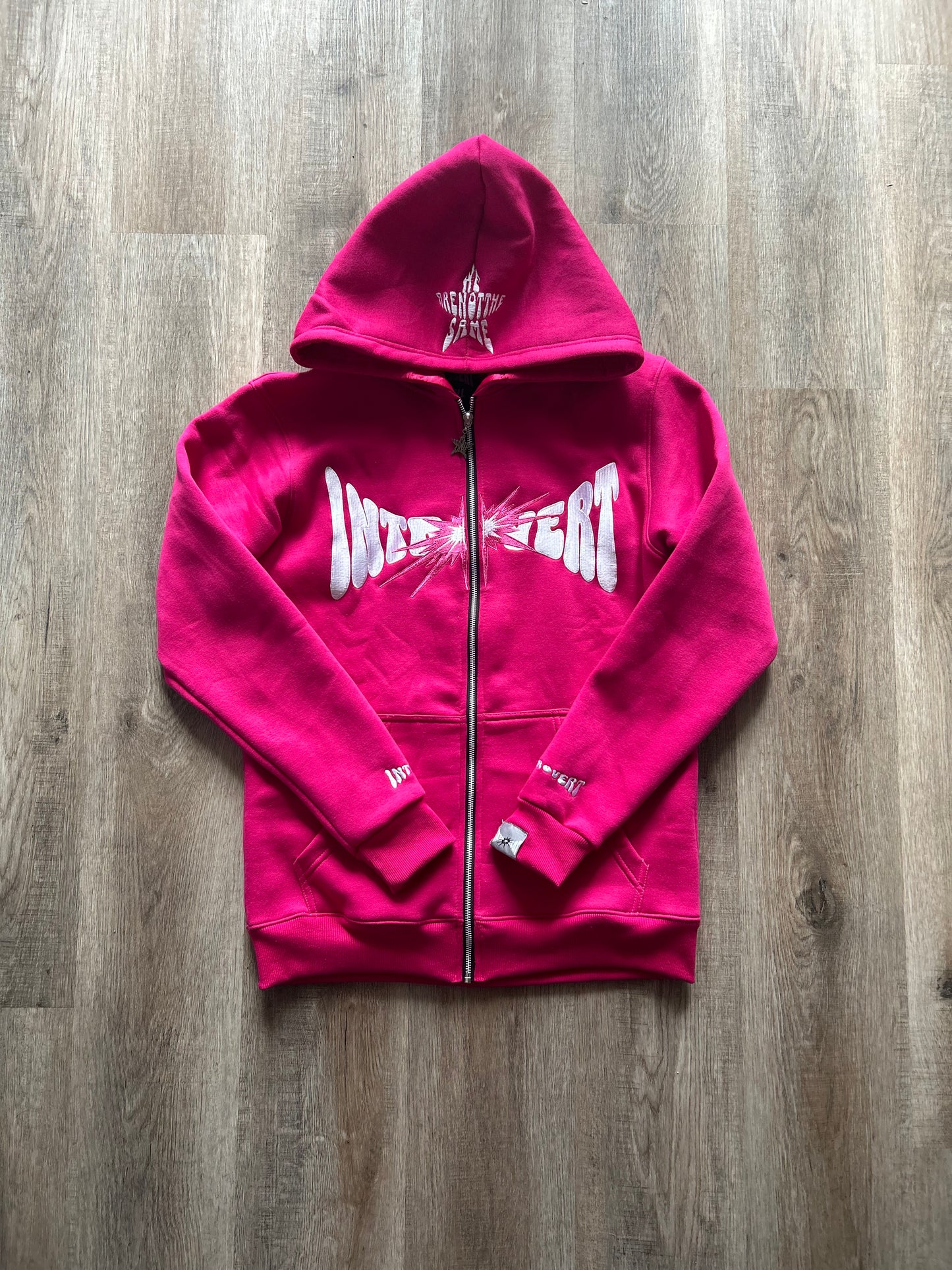 Introvert Zip Up Jacket Dragon Fruit Pink