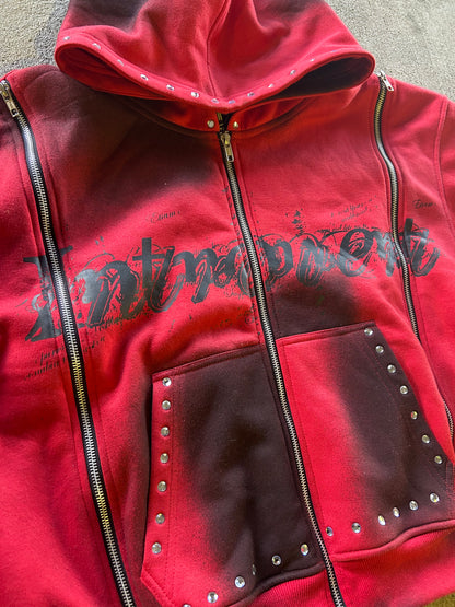 Havoc Triple Zip Up Red