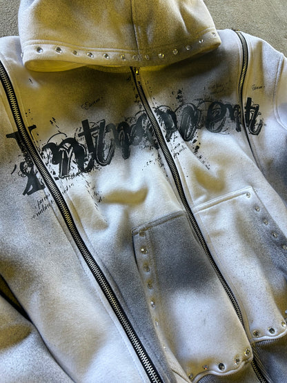 Havoc Triple Zip Up White