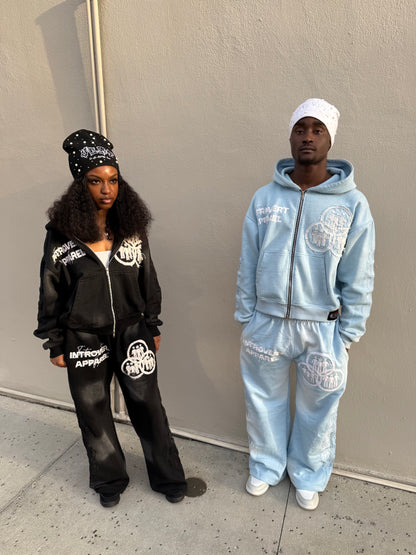 Introvert V2 Sweat Pants Baby Blue