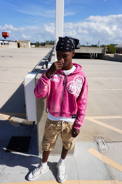 Introvert V2 Zip Up Pink
