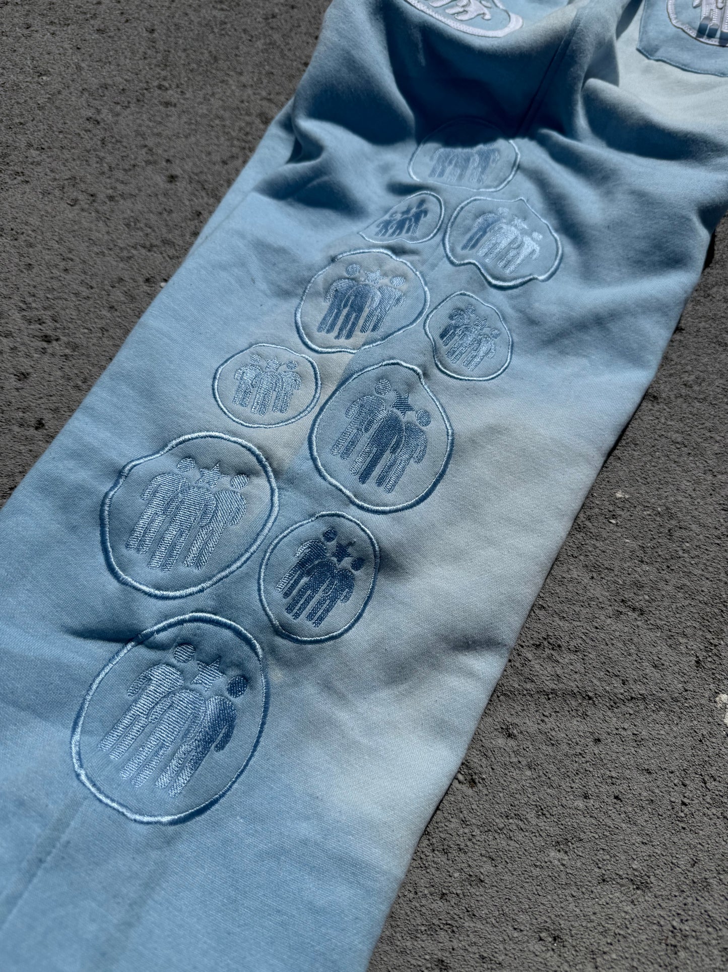 Introvert V2 Sweat Pants Baby Blue