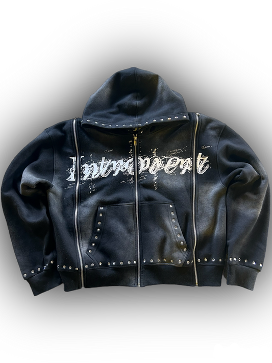 Havoc Triple Zip Up Black