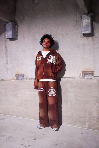Introvert V2 Sweat Pants Brown