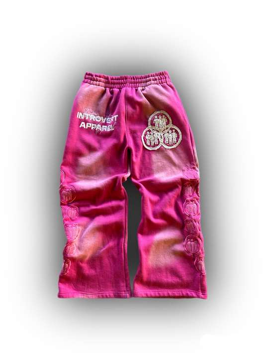 Introvert V2 Sweat Pants Pink